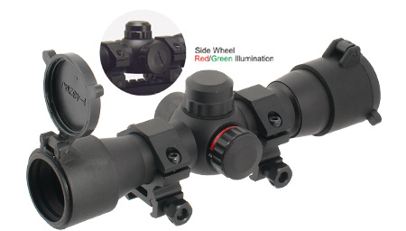   Leapers () Golden Image SCP-RD25RGD UTG 1 inch Red/Green Dot SWATFORCE Scope   10-12  ( ) 